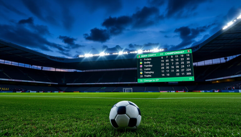 Derby County tabeller i Championship 2024/25 – 19. plass