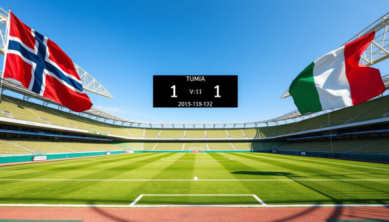 Når spiller Norge mot Italia? Dato og resultat